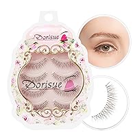 3D False Eyelashes Extensions 3 Black and Brown Mink Lashes Strip with Volume eyelashes pack for Women's Makeup Handmade Soft 4 lashes pack