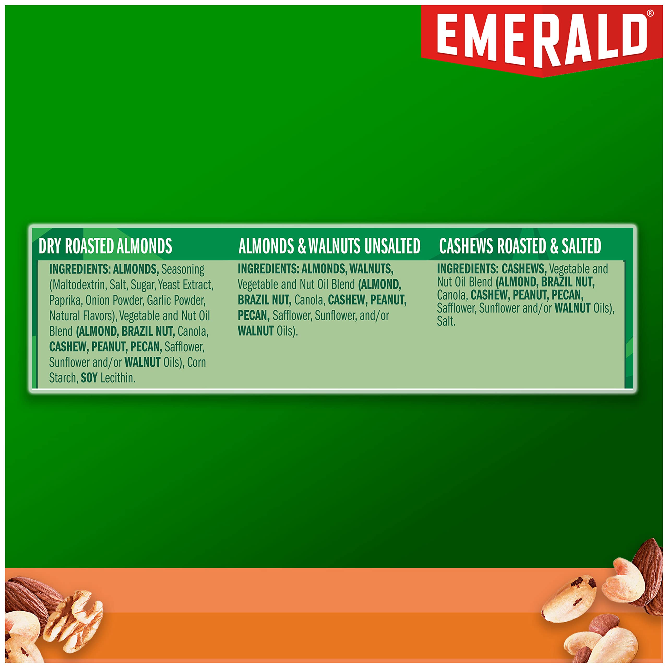 Emerald Nuts, 100 Calorie Variety Pack, 18 Count