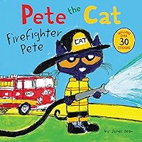 Pete the Cat: Firefighter Pete: Includes Over 30 Stickers! Pete the Cat: Firefighter Pete: Includes Over 30 Stickers! Paperback Kindle Audible Audiobook School & Library Binding