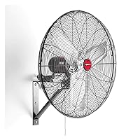 OEMTOOLS OEM24884 30 Inch Oscillating Wall Fan, 9500 CFM Max. Garage 90 Degree Mounted Fan with 6 Ft. UL Listed Cord