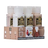 FolkArt Terra Cotta Acrylic Paint Set, Essentials 6 Piece DIY Terra Cotta Acrylic Paint Kit Featuring 6 Colors For DIY Indoor & Outdoor Multi-Surface Craft Projects, 7592