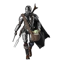 S.H. Figuarts Star Wars The Mandalorian (Din Jalin), Approx. 5.9 inches (150 mm), ABS & PVC & Cloth, Pre-painted Action Figure