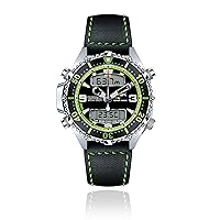 Chris Benz Men's Quartz Watch with Rubber Strap CB-D200X-G-SBG