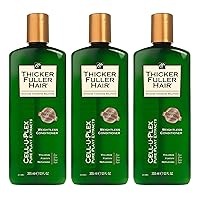 Thicker Fuller Hair Conditioner Weightless 12 Ounce (355ml) (Pack of 3)
