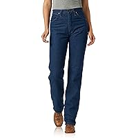 Womens Cowboy Cut High Rise Slim Fit Tapered Leg Jeans