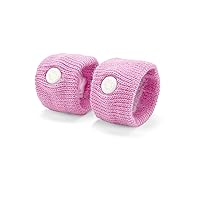 Anti-Nausea Acupressure Wristband for Motion & Morning Sickness - 1 Pair Pink