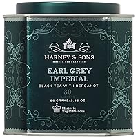 Harney & Sons HRP Earl Grey Imperial Tea Tin | 30 Sachets, Historic Royal Palaces Collection