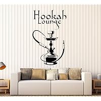 Large Vinyl Wall Decal Hookah Lounge Smoking Shisha Arabic Bar Stickers (ig4108) White