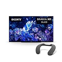 Sony 48 Inch 4K Ultra HD TV A90K Series:BRAVIA XR Smart Google TV, Dolby Vision HDR, Exclusive Features for PS 5 XR48A90K-2022 w/Wireless Neckband Bluetooth Speaker, Wireless TV Adaptor WLA-NS7.