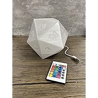MunnyGrubbers - LED Lamps - with Remote - Multi-Color Option - USB Rechargeable - (D20 Dice)