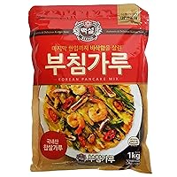 CJ Beksul Frying Mix / Korean Pancake Mix (백설 튀김가루 / 부침가루) (Korean Pancake Mix (2.2 lb), 1 Pack)