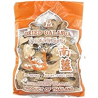 Sliced Dried Galangal Root (7 Ounces) Product of Thailand