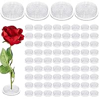 Waydress 16 Pieces Plastic Flower Frog Pin Holder Clear Flower Arranger Frog for Flower Arrangement Japanese Decoration Floral Arrangement for Plant Decoration, Mother's Day, Spring Activity