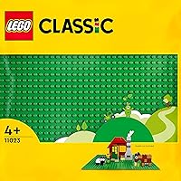 LEGO® Classic Green Baseplate 11023 Building Kit; Open-Ended Creative Play Builders Aged 4