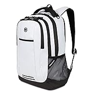 SwissGear Cecil 5505 Laptop Backpack, White, 18-Inch