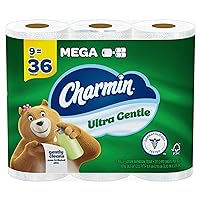 Charmin Ultra Gentle Toilet Paper, 9 Mega Rolls, 231 Sheets Per Roll