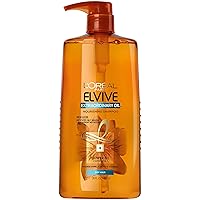 Elvive Extraordinary Oil Nourishing Shampoo, for Dry or Dull Hair, Shampoo with Camellia Flower Oils, for Intense Hydration, Shine, and Silkiness, 28 Fl; Oz