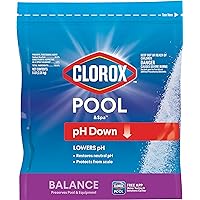 CLOROX Pool&Spa pH Down, Lowers pH, Protects Against Eye and Skin Irritation, 5 lb