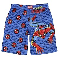 Marvel Spiderman Boys' Youth Wall Crawler Superhero Pajama Sleep Shorts