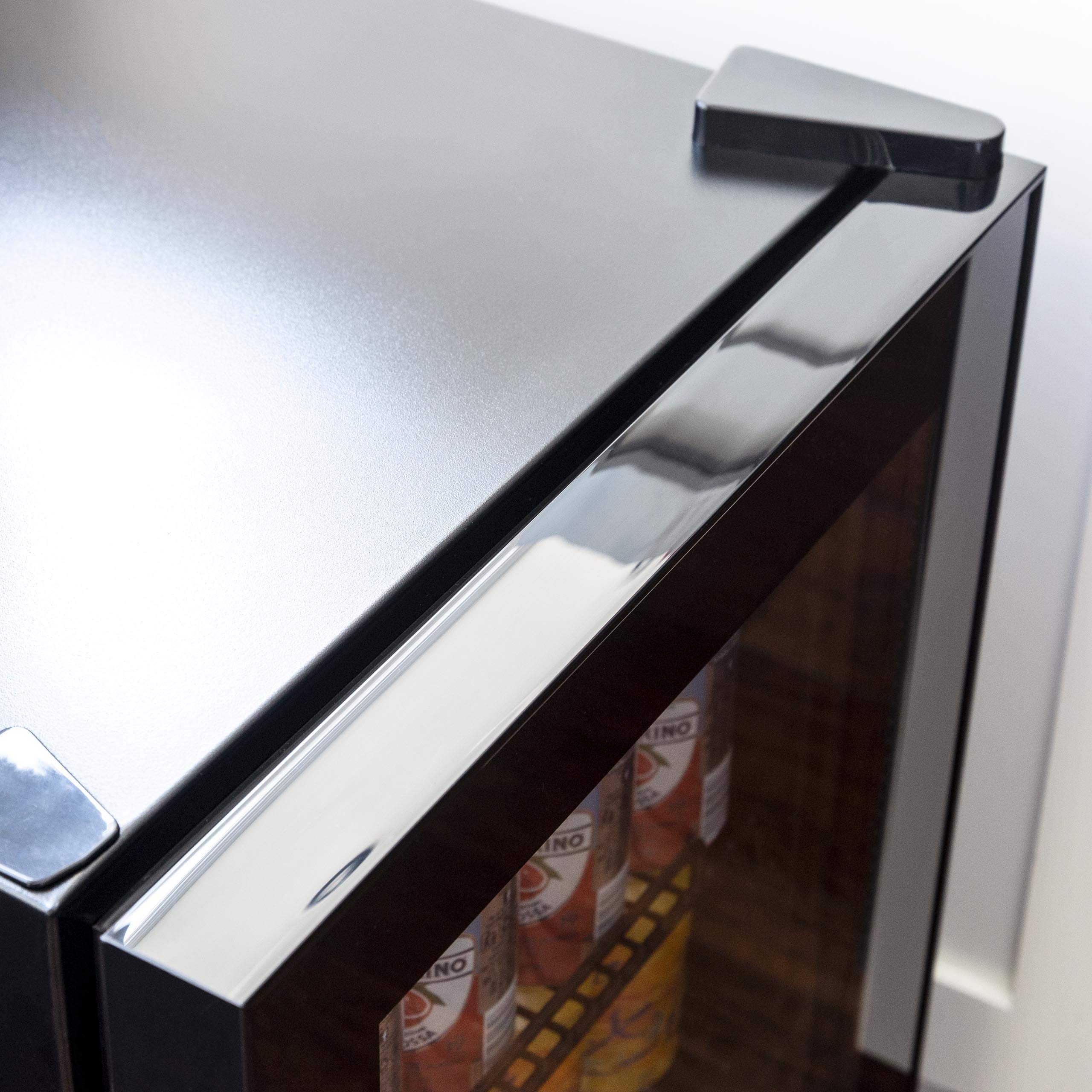 NewAir Beverage Refrigerator Cooler | 126 Cans Free Standing with Right Hinge Glass Door Beverage Cooler | Mini Fridge Beverage Organizer For Beer, Wine, Soda, And Cooler Drinks