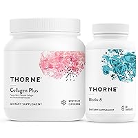 THORNE Collagen Plus and Biotin 8 Bundle for Radiant Skin, Hair, and Nails - 30 Servings