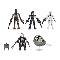 STAR WARS Mission Fleet Defend The Child 2.5-Inch-Scale Figure 5-Pack with Accessories, Toys for Kids Ages 4 and Up