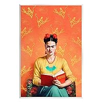 Modern Frida Kahlo Wall Plaque Art by Amanda Greenwood