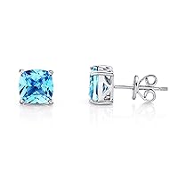 Natural Gemstones Earrings and Pendants (Blue Topaz Earrings)