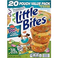 Entenmann's Little Bites Party Cakes Muffins, 20 Pouch Value Pack