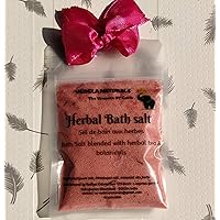 VÉDELA Naturals- Rose Bath Salt | Herbal Bath Salt |Blended with Herbal Tea and botanicals | Hand Made Product | No Machinery Used | Pack of 3 (8 OZ) (Greentea & Lemon Grass) (Rose)