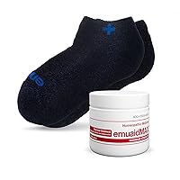 emuaid EMUAIDMAX Nail Fungus Ointment Bundle - EMUAIDMAX Maximum Strength with Silver Ionic Socks