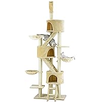 Go Pet Club Huge Cat Tree Beige Color 29 inches x 16 inches x 17 inches