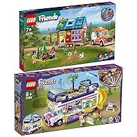 Lego Friends Set of 2: 41395 Friendship Bus & 41735 Mobile House