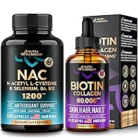 NAC Capsules & Biotin Collagen Drops
