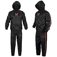 Jayefo Sauna Sweat Suit For Men & Women Boxing MMA Fitness Weight Loss With Hood