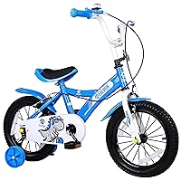 BalanceFrom Dinos Kids Bike Kids Bicycle with Removable Training Wheels and Basket 12 Inch 14 Inch 16 Inch 18 Inch for Boys Girls Ages 2-9 Years Old