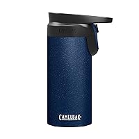 CamelBak Forge Flow 12 oz Coffee & Travel Mug, Insulated Stainless Steel - Non-Slip Silicon Base - Easy One-Handed Operation