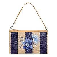 Verabradley Womens Straw Convertible Wristlet With Rfid Protection