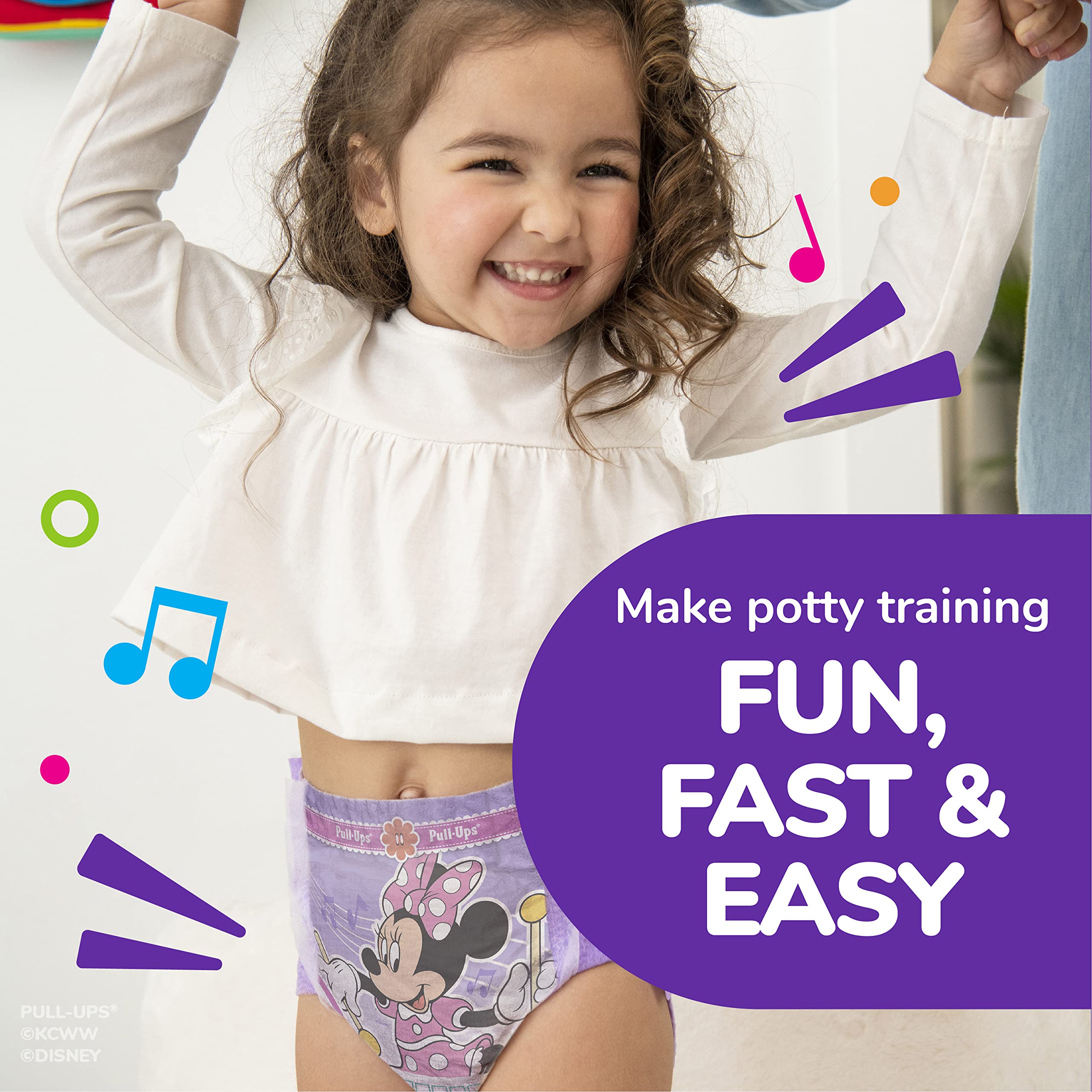 Cuties Refastenable Training Pants for Unisex, Heavy Absorbency – Size 4T  to 5T