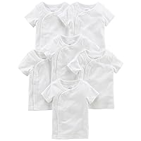 Baby Boys' 6-Pack Side-snap Short-Sleeve Shirt