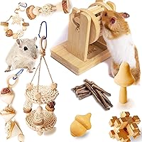 Small Animal Chew and Forage Toys for Hamsters, Gerbils, Mice, Rats, and Other Small Pets to Play and Explore with.