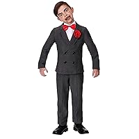 Goosebumps Kids Slappy Costume for Boys, Night of the Living Dummy Costume, Ventriloquist Doll Halloween Outfit