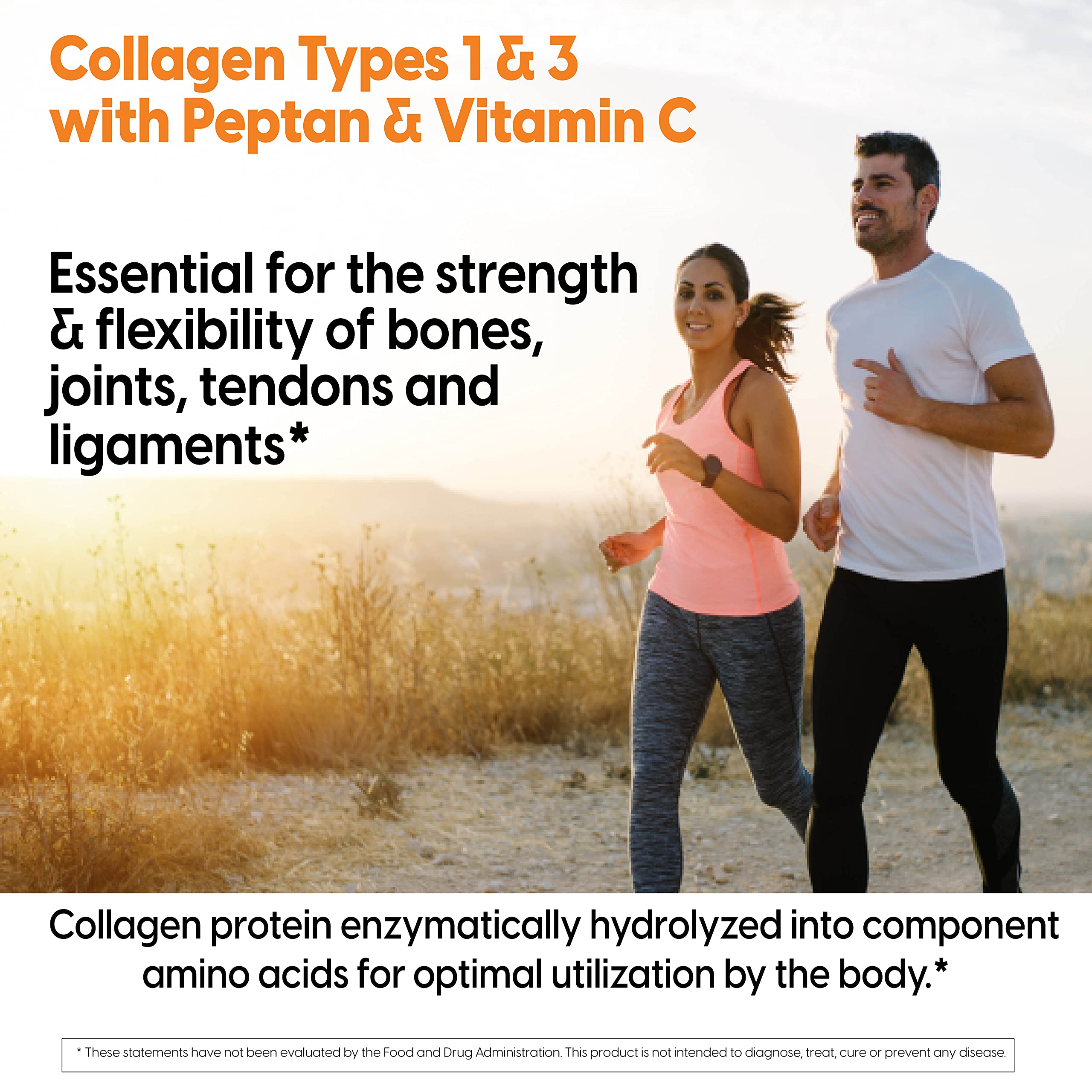 Doctor's Best Collagen Types 1 & 3 with Vitamin C, Non-GMO, Gluten Free, Soy Free, Supports Hair, Skin, Nails, Tendons & Bones, 500 mg, 240 Caps (DRB-00263)