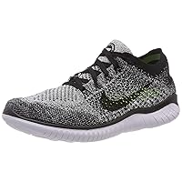 Nike 2018 942838-601SU18 Free Run Flyknit Running Shoes, black/anthracite
