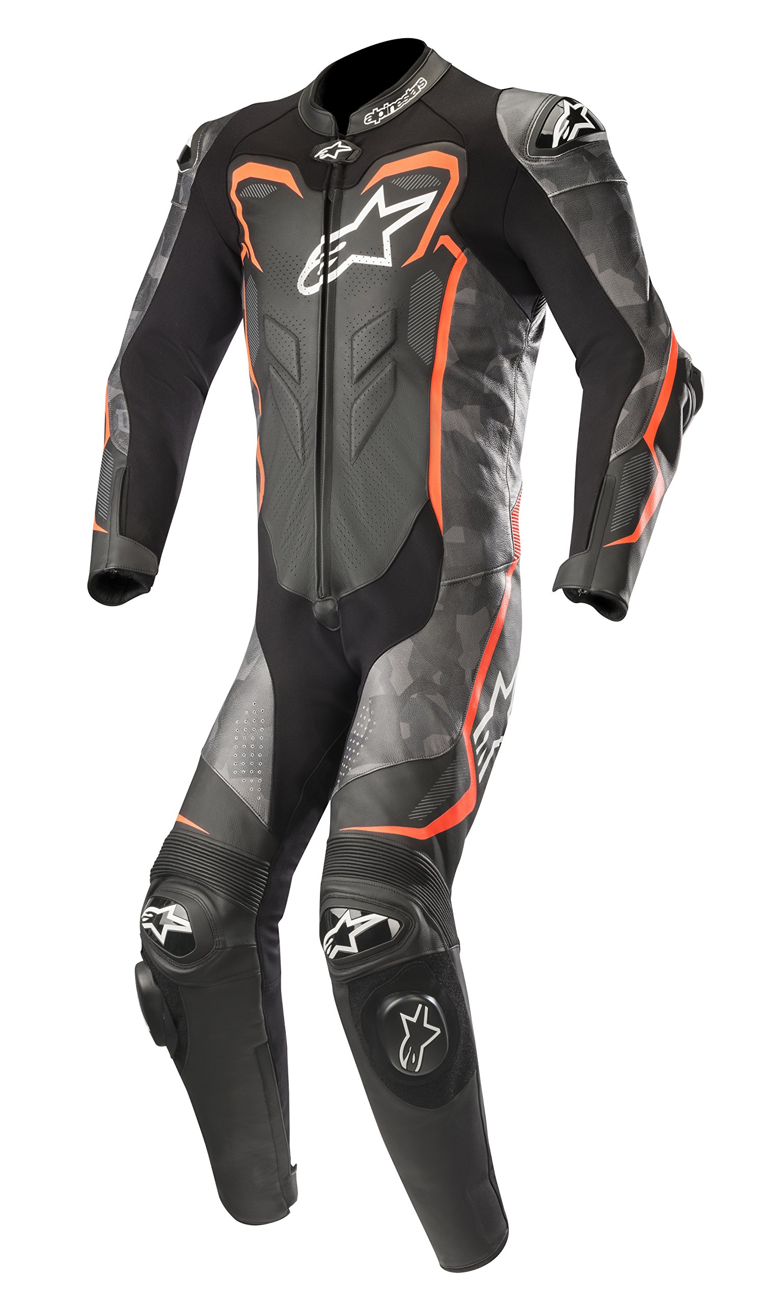 Alpinestars Men's 3150718-994-52 Suit (Black/Red, Size 52)