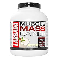 Labrada Nutrition Muscle Mass Gainer, Vanilla, 6 Pound (Packaging may Vary)