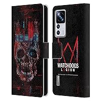 Head Case Designs Officially Licensed Watch Dogs Legion Skull Glitch Key Art Leather Book Wallet Case Cover Compatible with Xiaomi 12T Pro