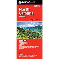 Rand McNally Easy to Read: North Carolina State Folded Map Rand McNally Easy to Read: North Carolina State Folded Map Map