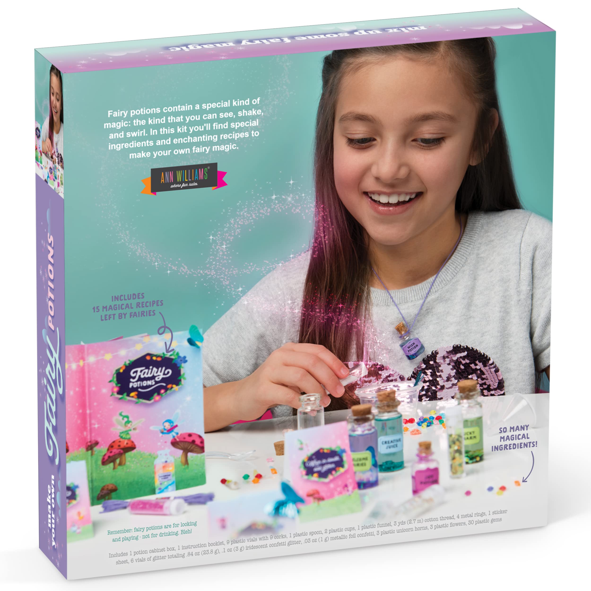 Craft-tastic – Fairy Potions Craft Kit – Make 9 Magical Fairy Potions