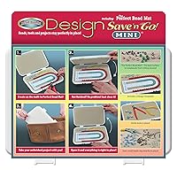 Bead Buddy Design Save and Go Mini Portable Beading Kit - Beading Project Organizer - Dimensions 6 Inches by 9 Inches by 1/2 Inch
